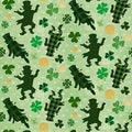 Hello Lucky Tossed Leprechaun 9739-66 Green