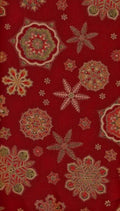 Holiday Flourish 4 Snow Flakes 10987 3 Red