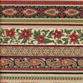 Holiday Flourish 5 12412-15 Border Stripe Red