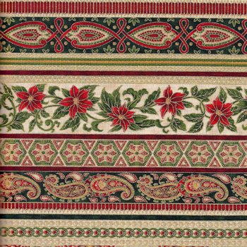 Holiday Flourish 5 12412-15 Border Stripe Red