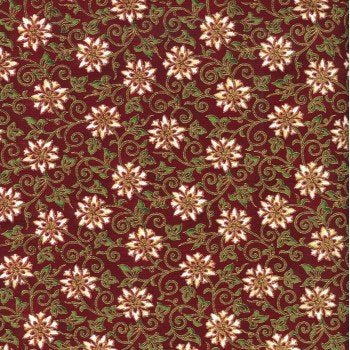 Holiday Flourish Christmas Flower APTM-7908-91 Crimson