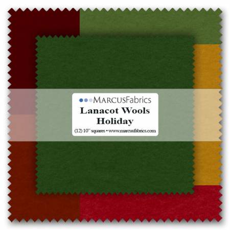 Holiday Lanacot Wools Holiday SS100-HOLIDAY 10in Squares 42pcs/bundle