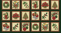 Holly Holiday 18 Motifs Panel 2391M 79