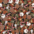 Holly Jolly Gingerbread 2323-003 Black