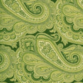 Home for the Holidays Paisley Flannel 1587 0266 Green