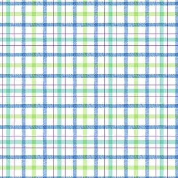 Honey Bunny Plaid Play DC9093 Blue