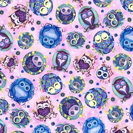 Hootie Patootie Owls 5303-P Pink