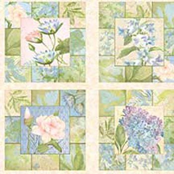 Hydrangea Radiance 6 Pillow Panel Multi  23652 174