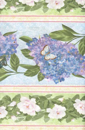Hydrangea Radiance Border Stripe 23653 147