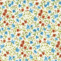 In full bloom floral blue 3459 19154 BLU1