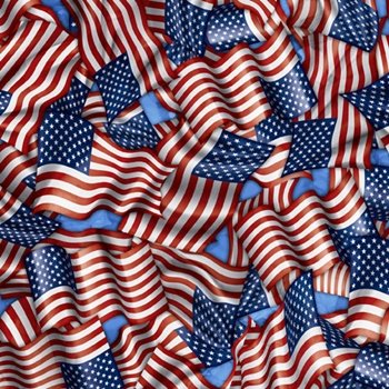 Indivisible Packed Flags 28684 B Blue