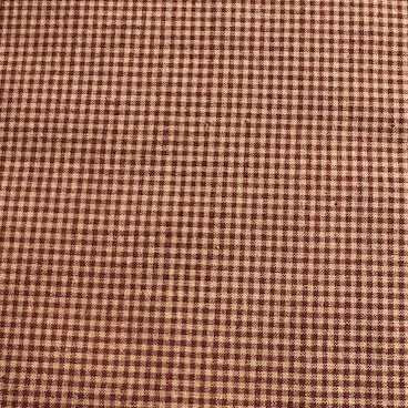 Indo Homespun Maroon Teadye Mini Check