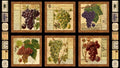 Italian Vineyard Panel 4905 Black