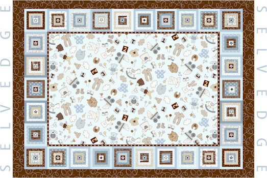 Itty Bitty baby Panel for Boys 7108 0121