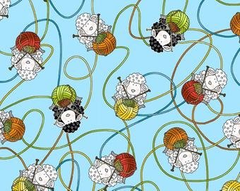 Knit Happy  Sheep knitting 1075 19  Blue