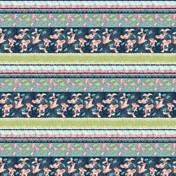 KOI Garden Border Stripe 6032-72 Multi