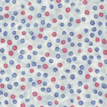 Lavender & pink dots 100 194 White