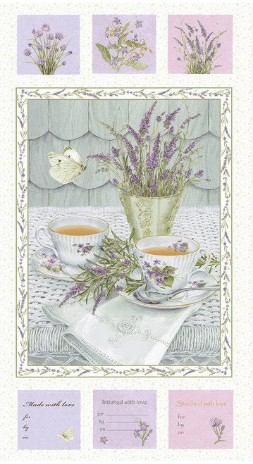 Lavender Garden Panel 9880P 15
