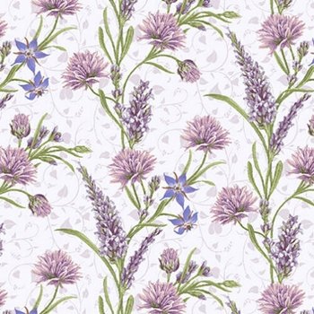 Lavender Garden Vines 9874 56