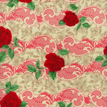Legacy Red Roses 1688 1 Cream