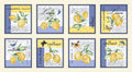 Lemon Citrus Panel cx9255 citrus