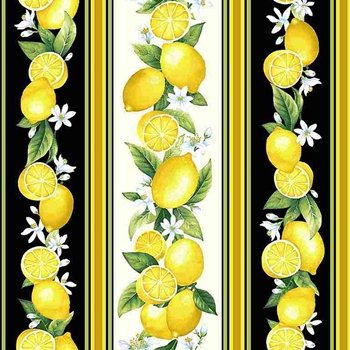 Lemons Stripe C8025 citrus yellow