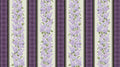 Lilacs In Bloom  Border stripe 05481