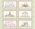 Lily Tossed Monthly Placemats April 36in X 43in Placemat Panel PD12406R-APRIL