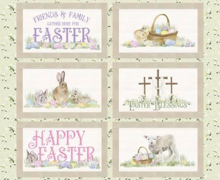 Lily Tossed Monthly Placemats April 36in X 43in Placemat Panel PD12406R-APRIL