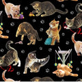 Litters n’ Stuff Realistic Cats Playing 163 Black