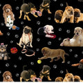 Litters n’ Stuff Realistic Dogs Playing 167 Black