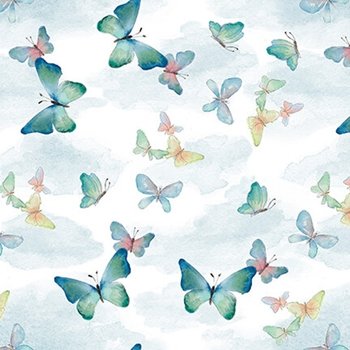 Love is in the Air  Butterflies 1682 17 blue