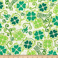 Lucky Clovers Decorative 27426 Z White