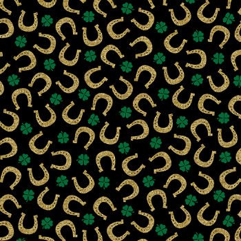 Lucky Horseshoe 8277M 12 Black Metalic