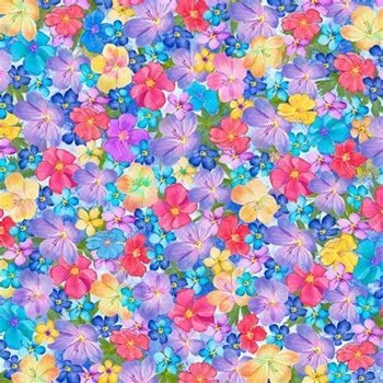 Majestic Mountain Flowers 04003 Multi
