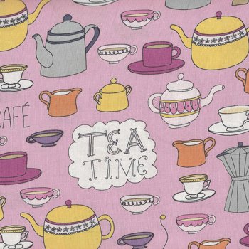 Metro cafe Retro Tea 12978 256 pink