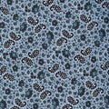 Metropolis Paisley Blue 3112 0150