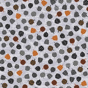 Midnight Magic Tiny Tossed Colorful Pumpkins 6397 9