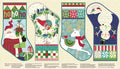 Multi Hes Making a List Panel 4 Stocking Fronts 10168B-99