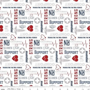 Nurse Nobody Fights Alone Nurses Care C10422 Red