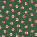 Old Fashion Santa Peppermints Green 20375 DKGRE
