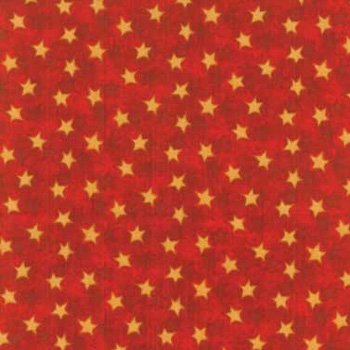 Old Fashion Santa Stars Red 20373 RED1