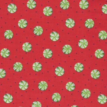 Old Fashioned Santa Peppermints Red 20375 RED1