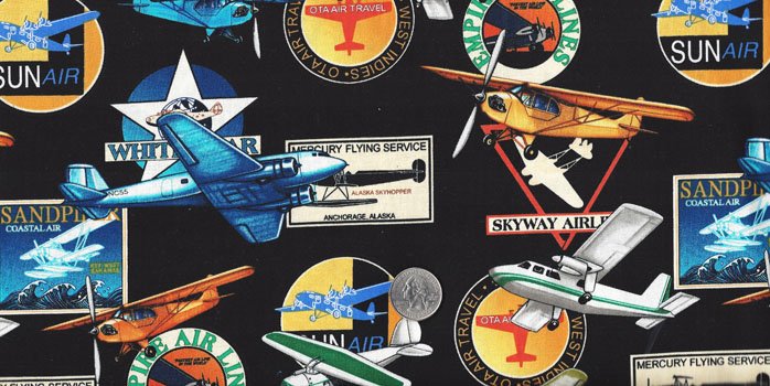 On the Road Airplanes ADO 9963 2 Black