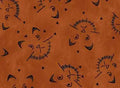 On the Web Cat Faces 25987-DKRU1 Dk Rust