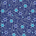 One of A Kind Judaica Stars Blue 52524 2