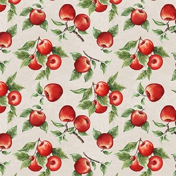 Out to Pasture Tossed Apples 2357 41 Ivory