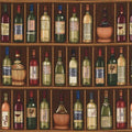 Over a Barrel Bottles Panel 2501 Black