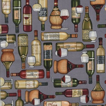 Over a Barrel Tossed Bottles 2502 Gray