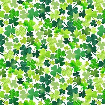 Packed Clovers GAIL C8333 WHITE
